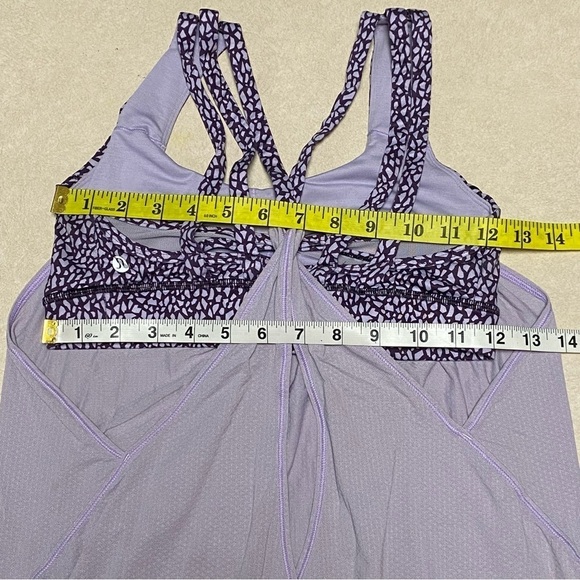 Lululemon Tank Top Women’s Size 6 Nouveau Limits Tank Top Lilac workout top - Picture 8 of 13
